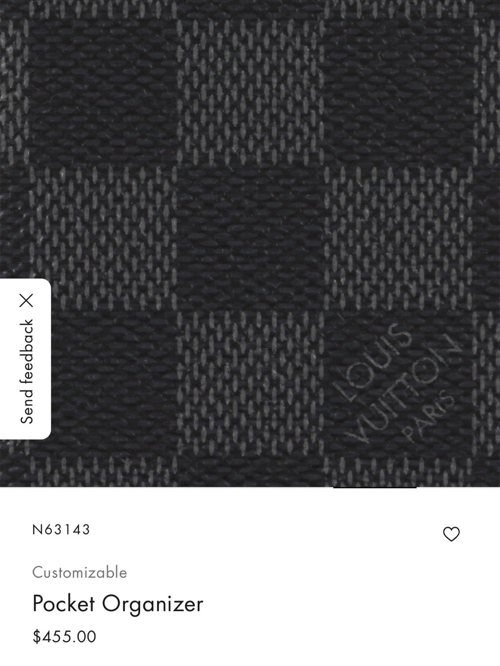 Genuine Louis Vuitton Black Damier Pocket Organizer - Picture 4 of 8